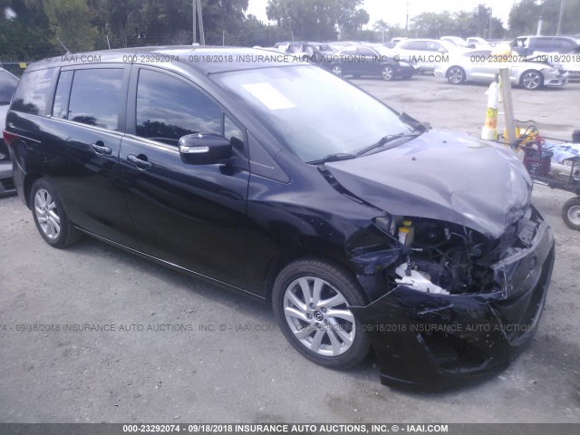 JM1CW2BL9D0147373 - 2013 MAZDA 5 BLACK photo 1