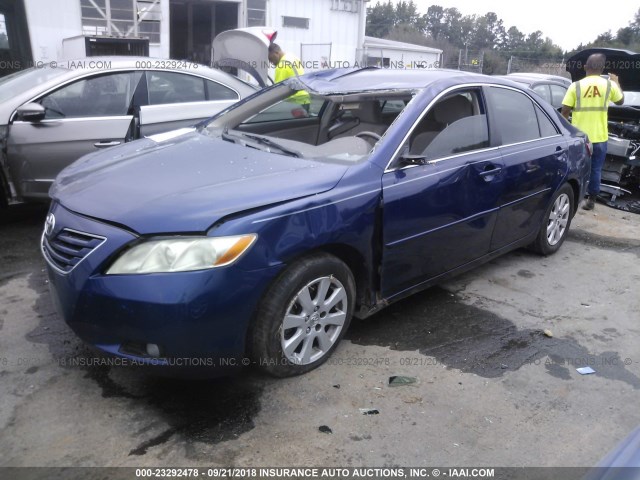 4T4BE46K29R121100 - 2009 TOYOTA CAMRY SE/LE/XLE BLUE photo 2