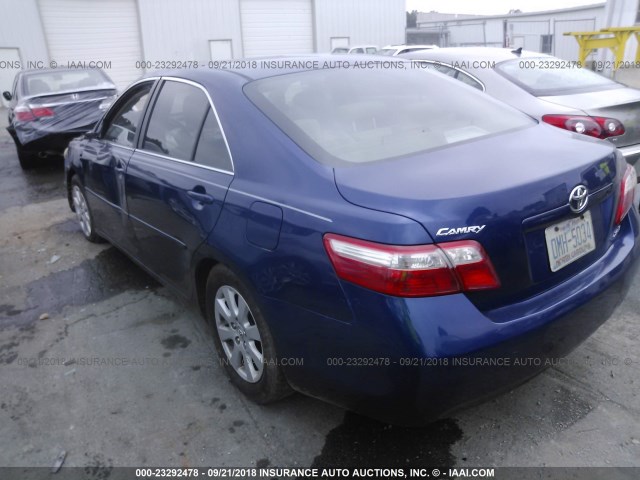 4T4BE46K29R121100 - 2009 TOYOTA CAMRY SE/LE/XLE BLUE photo 3