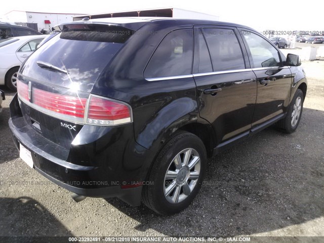 2LMDU68CX7BJ33641 - 2007 LINCOLN MKX BLACK photo 4