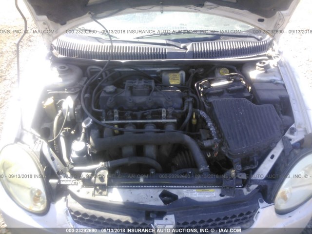 1B3ES26C54D575241 - 2004 DODGE NEON SE SILVER photo 10