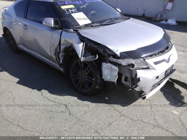 JTKJF5C74D3058571 - 2013 TOYOTA SCION TC 银色 照片 6