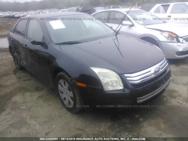 3FAHP06Z87R251773 - 2007 FORD FUSION S BLACK photo 1