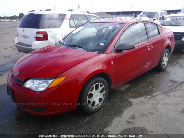 1G8AN14F35Z168237 - 2005 SATURN ION LEVEL 2 RED photo 2