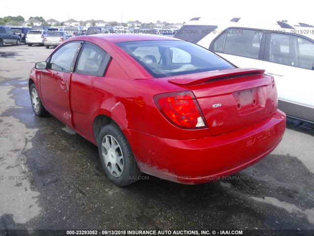 1G8AN14F35Z168237 - 2005 SATURN ION LEVEL 2 RED photo 3