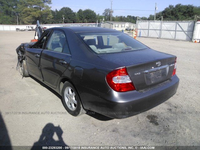 4T1BE32K63U706330 - 2003 TOYOTA CAMRY LE/XLE/SE GRAY photo 3