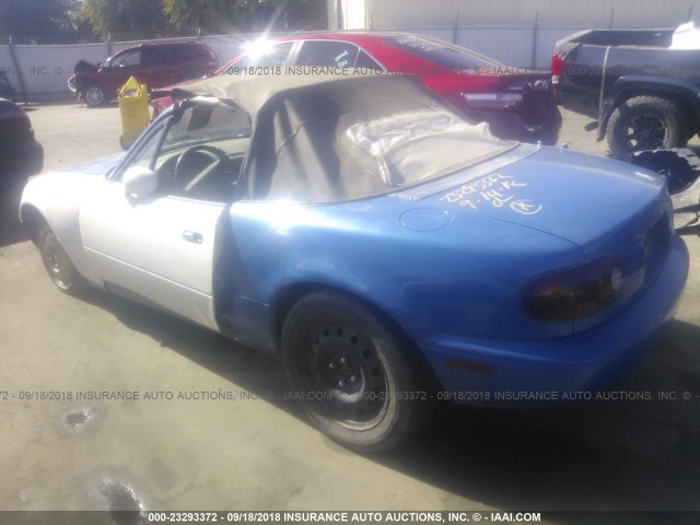 JM1NA3539S0602535 - 1995 MAZDA MX-5 MIATA WHITE photo 3