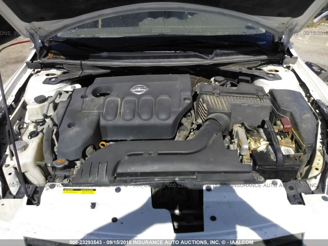 1N4AL24E48C278672 - 2008 NISSAN ALTIMA 2.5S WHITE photo 10