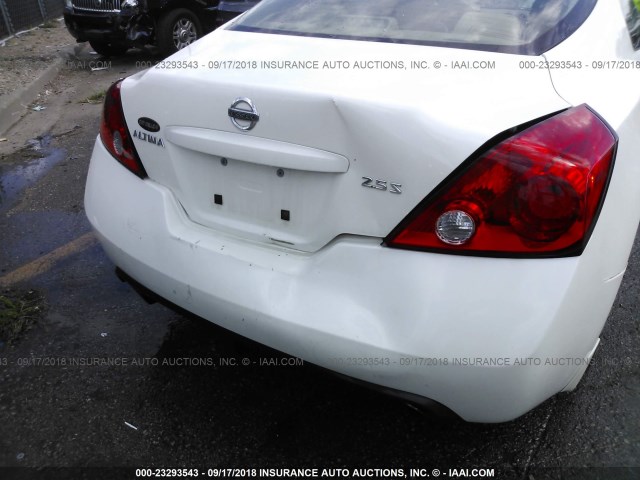 1N4AL24E48C278672 - 2008 NISSAN ALTIMA 2.5S WHITE photo 6