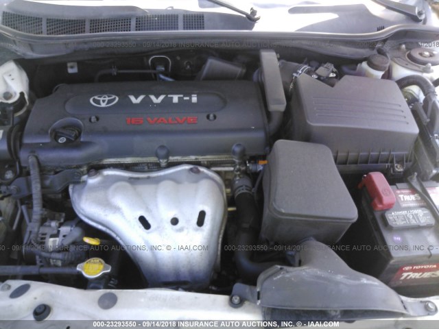 JTNBE46K173009479 - 2007 TOYOTA CAMRY NEW GENERAT CE/LE/XLE/SE WHITE photo 10