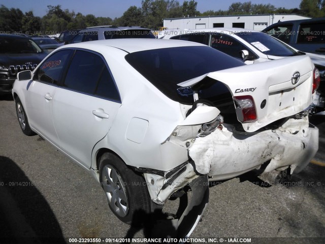 JTNBE46K173009479 - 2007 TOYOTA CAMRY NEW GENERAT CE/LE/XLE/SE WHITE photo 3
