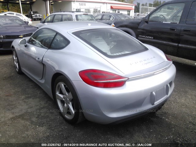 WP0AB2A82GK185536 - 2016 PORSCHE CAYMAN S/GTS SILVER photo 3