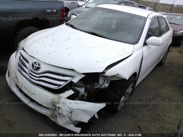 4T4BF3EK4BR088549 - 2011 TOYOTA CAMRY SE/LE/XLE WHITE photo 2