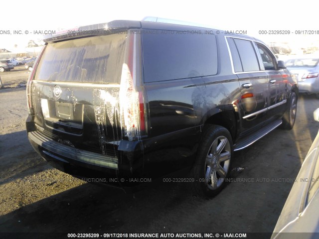 1GYS3HKJ0FR228373 - 2015 CADILLAC ESCALADE ESV LUXURY BLACK photo 4