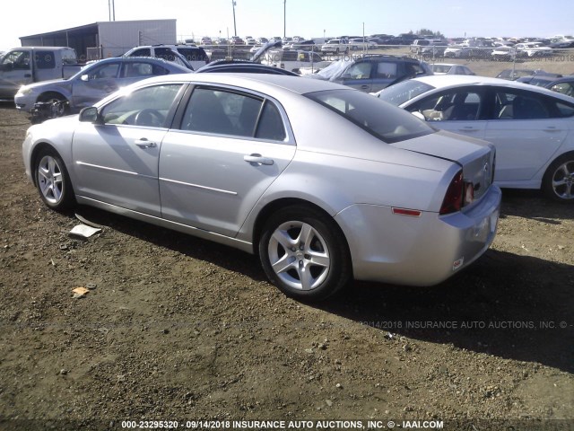 1G1ZA5EUXCF255374 - 2012 CHEVROLET MALIBU LS 银色 照片 3