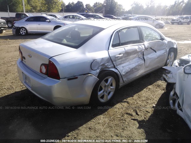 1G1ZA5EUXCF255374 - 2012 CHEVROLET MALIBU LS 银色 照片 4