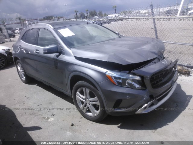 WDCTG4GB8FJ057079 - 2015 MERCEDES-BENZ GLA 250 4MATIC GRAY photo 1