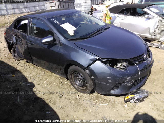 5YFBURHE4GP506948 - 2016 TOYOTA COROLLA L/LE/LE PLS/PRM/S/S PLS GRAY photo 1