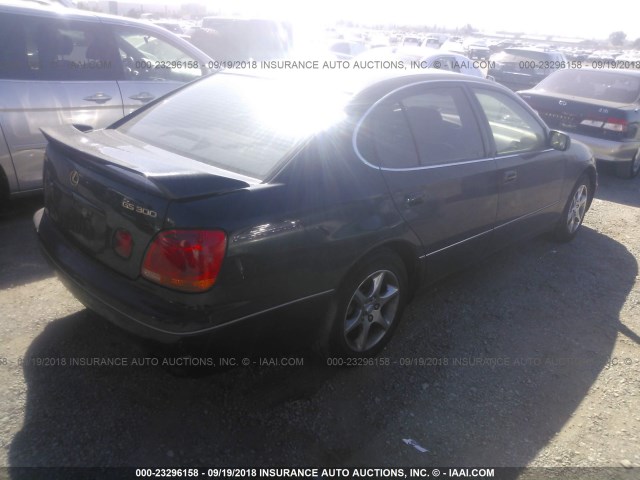 JT8BD69S020152334 - 2002 LEXUS GS 300 BLACK photo 4