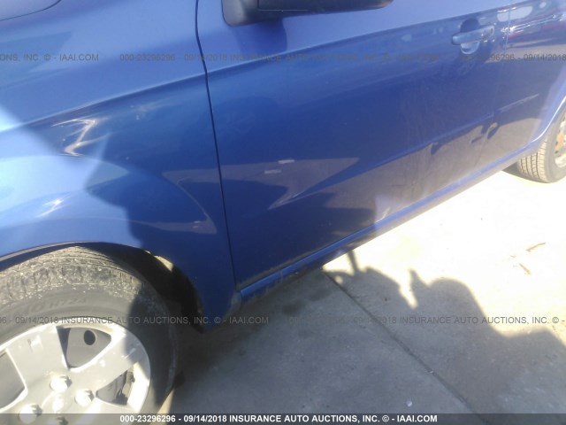 KL1TD5DE4AB124743 - 2010 CHEVROLET AVEO LS/LT BLUE photo 6