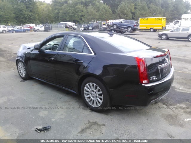 1G6DG5E57D0117422 - 2013 CADILLAC CTS LUXURY COLLECTION BLACK photo 3