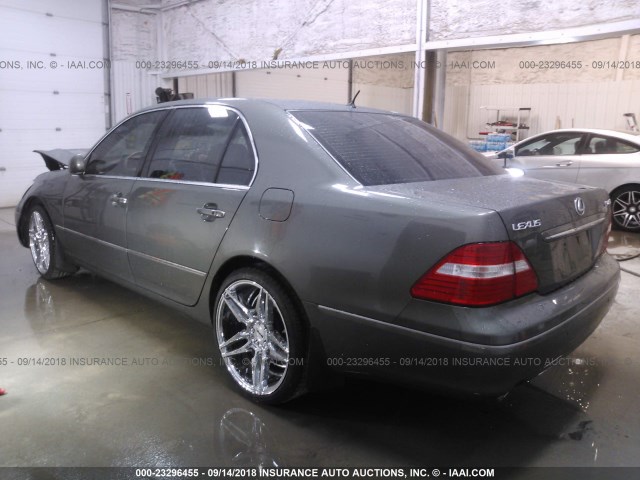 JTHBN36F965047982 - 2006 LEXUS LS GRAY photo 3