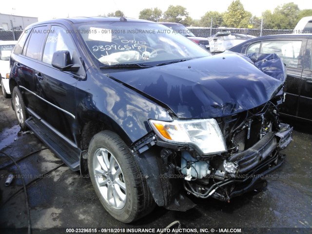 2FMDK38C89BA68002 - 2009 FORD EDGE SEL BLACK photo 1