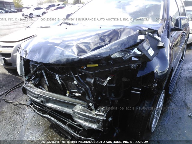 2FMDK38C89BA68002 - 2009 FORD EDGE SEL BLACK photo 6