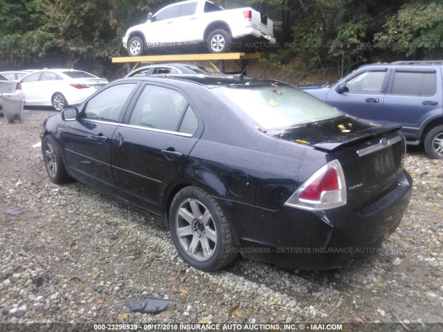 3FAHP02137R138751 - 2007 FORD FUSION SEL BLACK photo 3