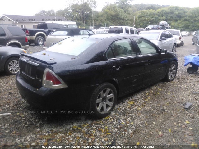 3FAHP02137R138751 - 2007 FORD FUSION SEL BLACK photo 4