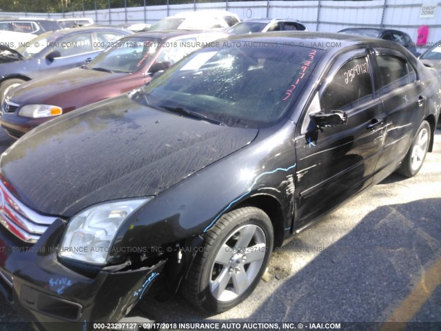 3FAHP06Z37R109024 - 2007 FORD FUSION S BLACK photo 6