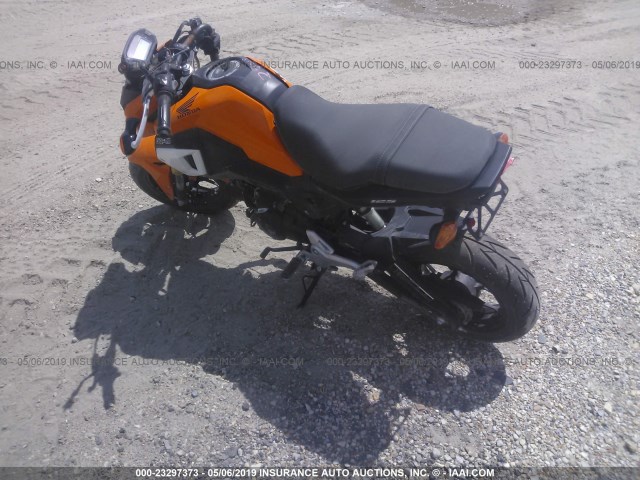 MLHJC7513K5100022 - 2019 HONDA GROM ORANGE photo 3