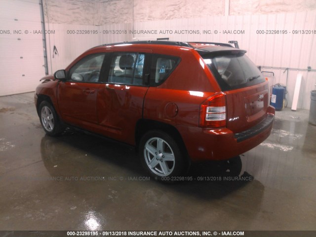 1J4NF4FB2AD601483 - 2010 JEEP COMPASS SPORT RED photo 3