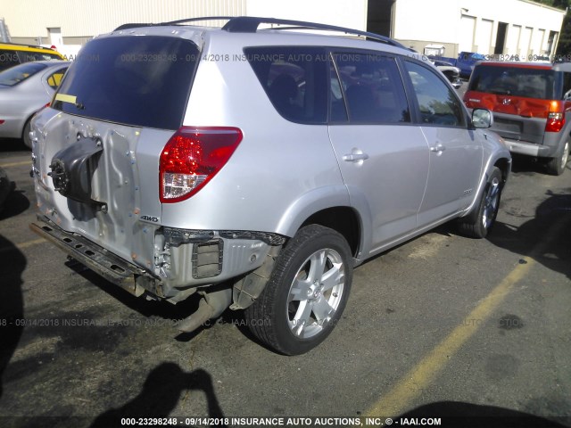 JTMBD32VX65043666 - 2006 TOYOTA RAV4 SPORT SILVER photo 4