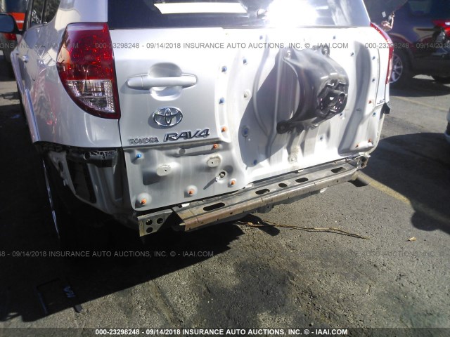 JTMBD32VX65043666 - 2006 TOYOTA RAV4 SPORT SILVER photo 6