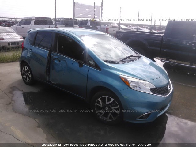 3N1CE2CPXFL396410 - 2015 NISSAN VERSA NOTE S/S PLUS/SV/SL/SR BLUE photo 1