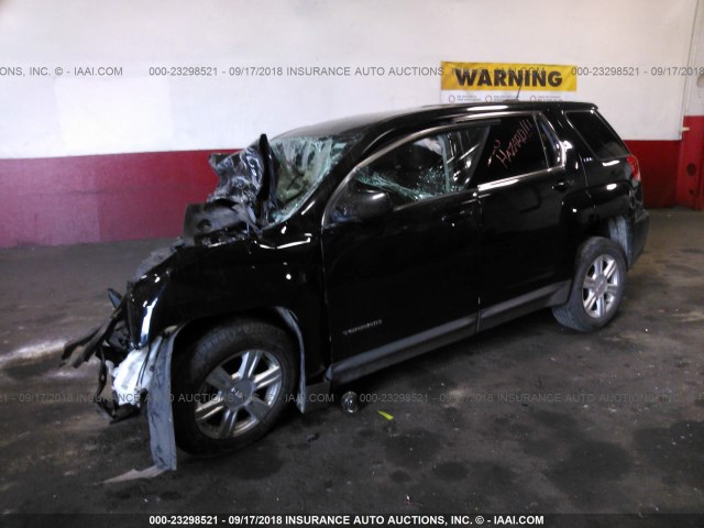 2GKFLSEK8G6263527 - 2016 GMC TERRAIN SLE BLACK photo 2