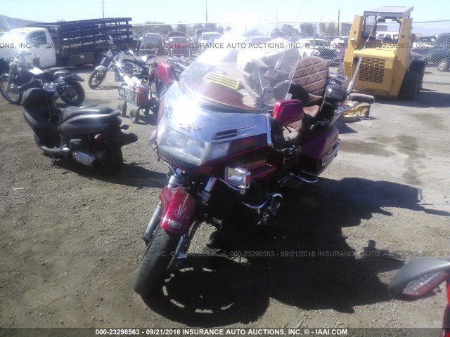 1HFSC2206RA600012 - 1994 HONDA GL1500 A BURGUNDY photo 2