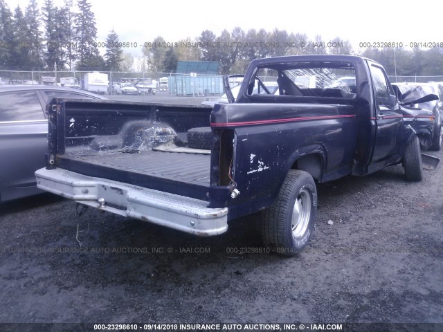 1FTCF10E0BRA20728 - 1981 FORD F100 BLACK photo 4