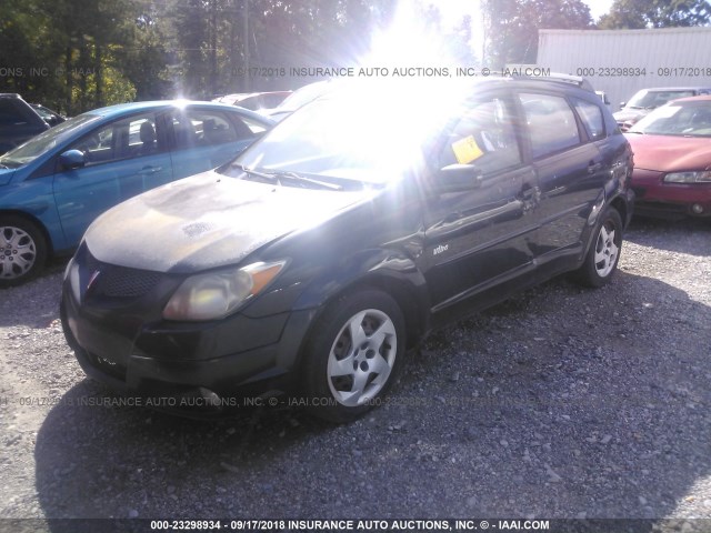 5Y2SL62863Z411196 - 2003 PONTIAC VIBE BLACK photo 2