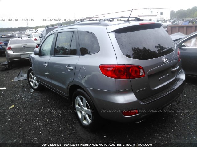 5NMSH73E88H174718 - 2008 HYUNDAI SANTA FE SE/LIMITED GRAY photo 3