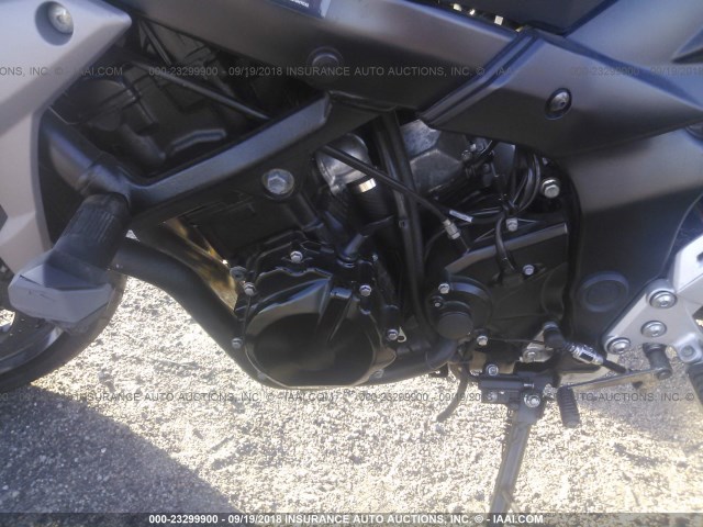 JS1GR7NA7F2100327 - 2015 SUZUKI GSX-S750 BLACK photo 9