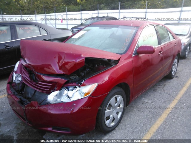 4T1BE46K98U206654 - 2008 TOYOTA CAMRY CE/LE/XLE/SE 红色 照片 2