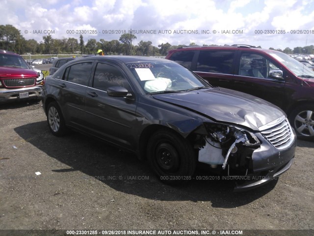 1C3CCBBG1EN235922 - 2014 CHRYSLER 200 TOURING GRAY photo 1