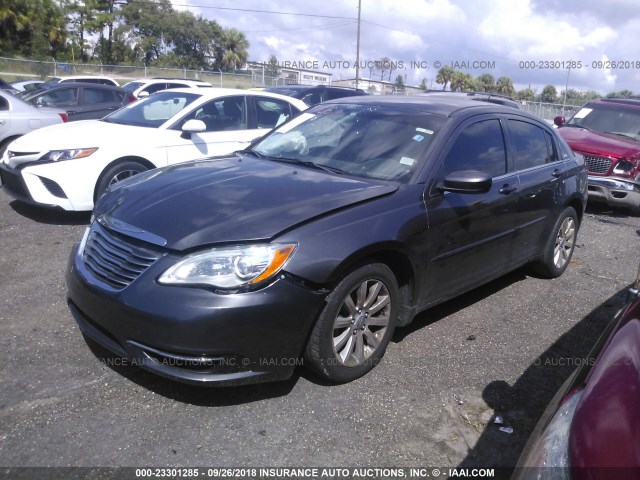 1C3CCBBG1EN235922 - 2014 CHRYSLER 200 TOURING GRAY photo 2