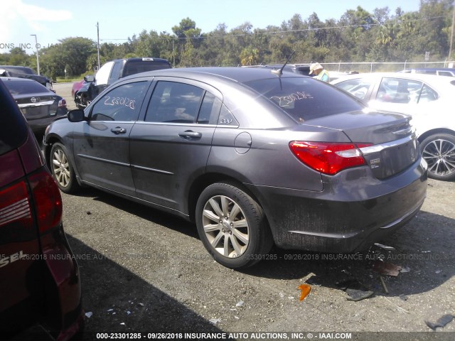 1C3CCBBG1EN235922 - 2014 CHRYSLER 200 TOURING GRAY photo 3