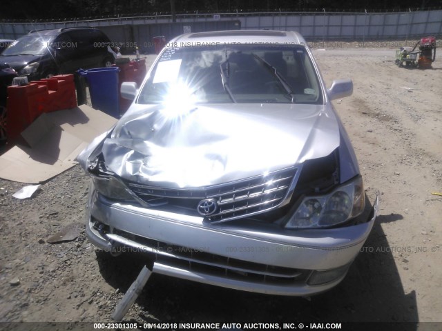 4T1BF28B13U296017 - 2003 TOYOTA AVALON XL/XLS SILVER photo 6