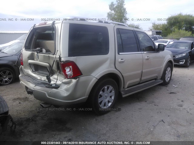 5LMFU27R94LJ20147 - 2004 LINCOLN NAVIGATOR 金色 照片 4