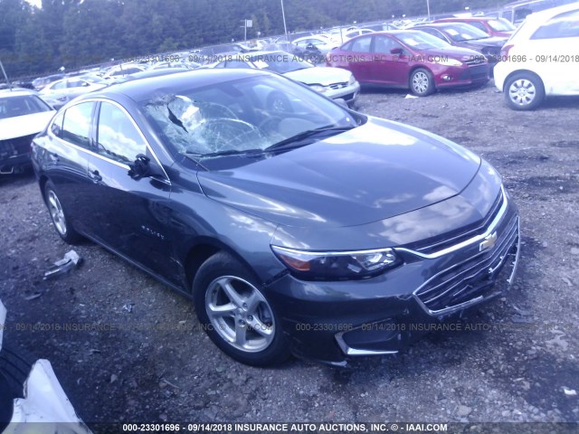 1G1ZB5ST3HF114713 - 2017 CHEVROLET MALIBU LS GRAY photo 1