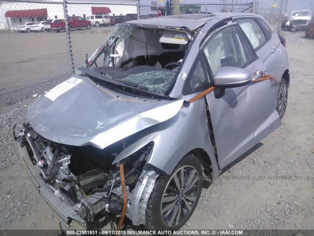 3HGGK5H83FM720707 - 2015 HONDA FIT EX/EXL SILVER photo 2